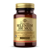 Solgar Yeast-Free Selenium 100 mcg bottle label