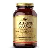 Solgar Taurine 500 mg bottle label