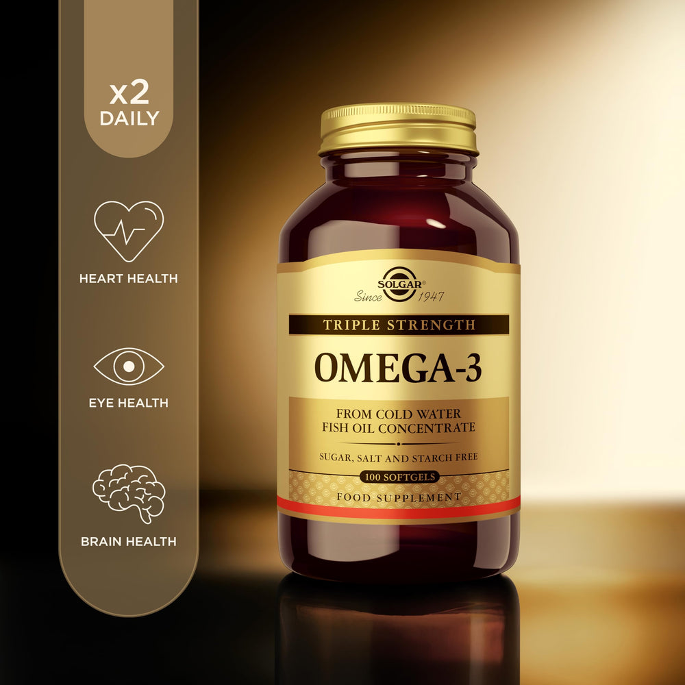 Solgar Omega-3 950 mg bottle packaging