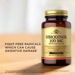 Non-GMO labeling for Solgar Ubiquinol 100 mg softgels