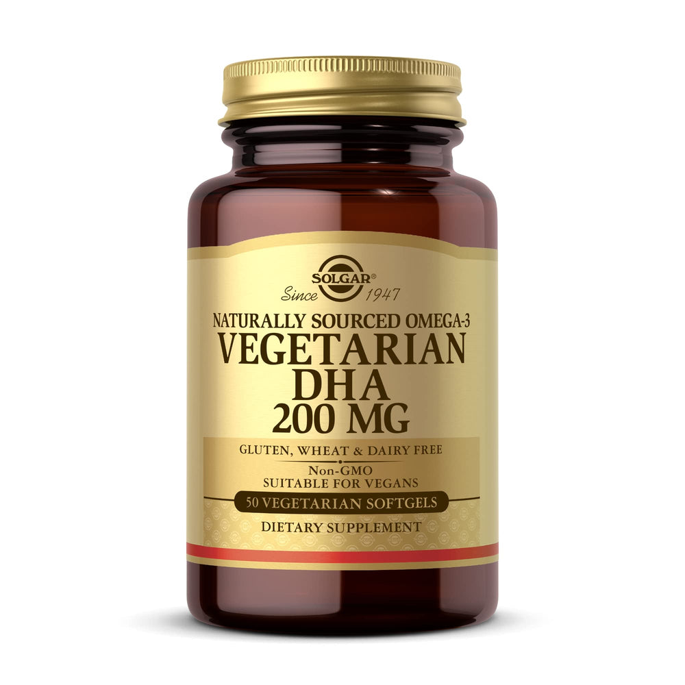 Solgar Vegetarian DHA 200 mg bottle front view
