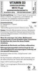 Solgar Vitamin D3 120-vegetable-capsules packaging on a clean surface