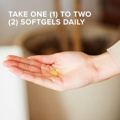 Close-up of oil-based Vitamin E softgels