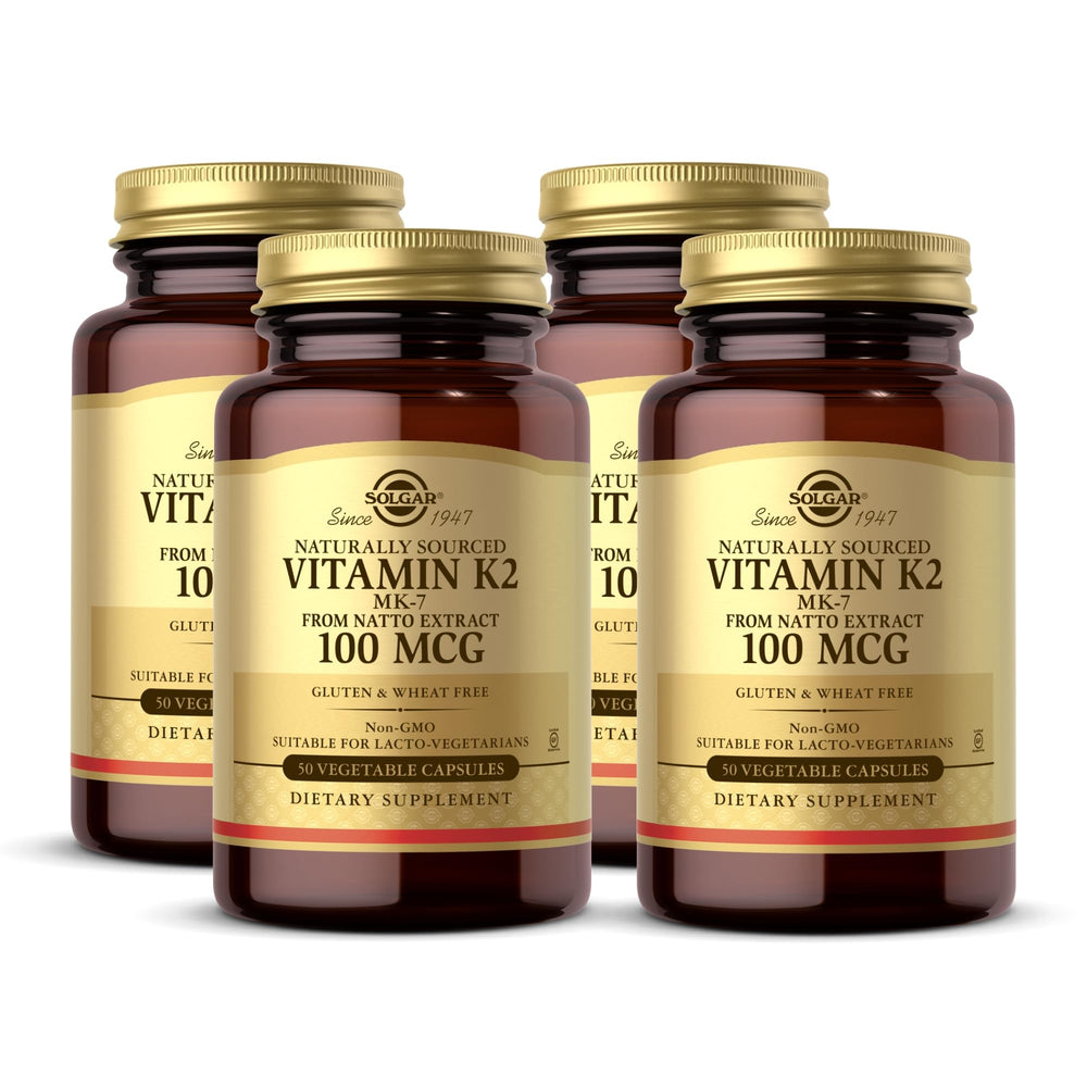 Solgar Vitamin K2 MK-7 100 mcg bottle front view