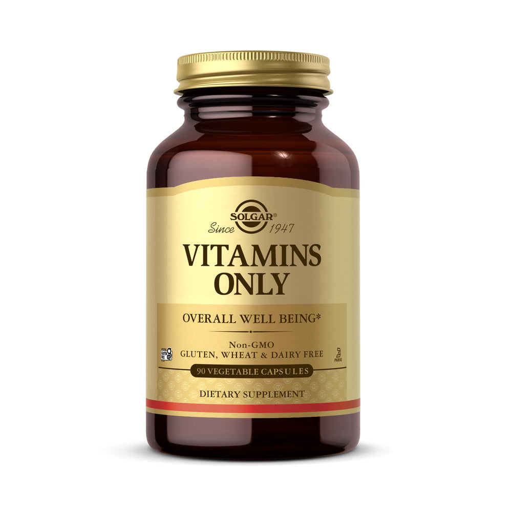 Solgar Vitamins Only bottle with 90 veggie caps