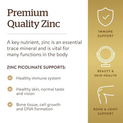 Solgar Zinc Picolinate for immune support