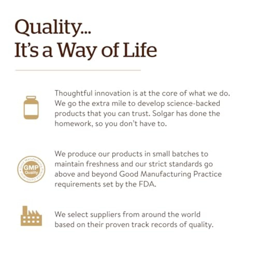 Solgar Zinc Picolinate non-GMO vegan gluten-free kosher