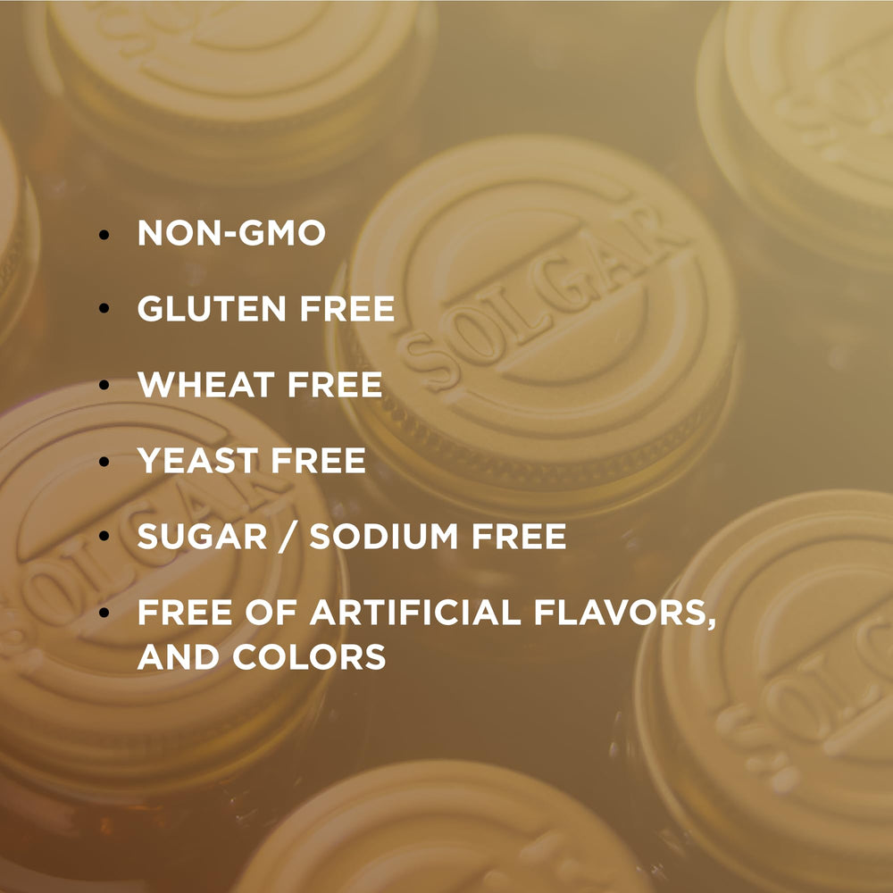 Solgar Vitamin B12 500 mcg nutrition facts