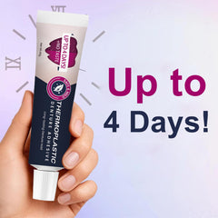 Illustration of solid four-day bond for dentures