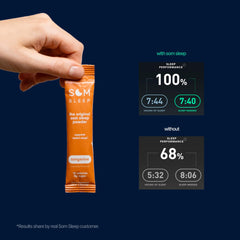 Som Sleep 10-pack packaging on display