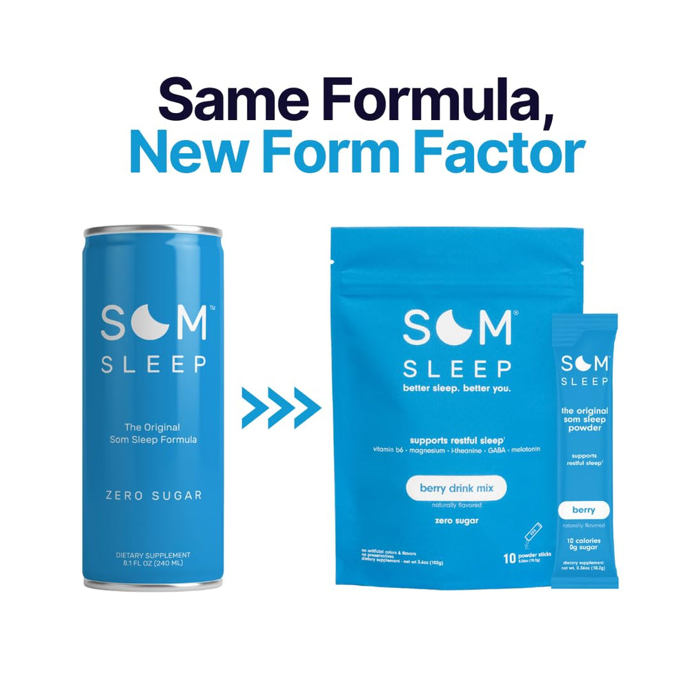 L-Theanine and GABA components in Som Sleep formula