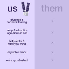 Serving instruction: mix with 8 oz water 30 minutes before bed