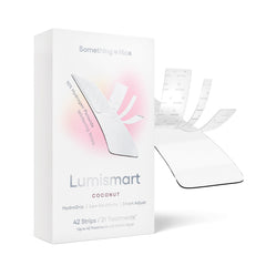 Coconut flavor Something Nice Lumismart Whitening Strips packaging
