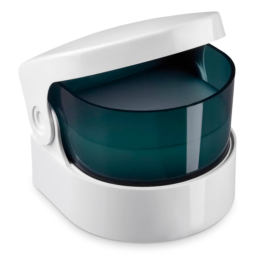 Close-up of Sonic Cordless Denture Cleaner cleaning jewellery
