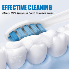 Packaging showing blue C1 Sonicare replacement heads in a 4-pack