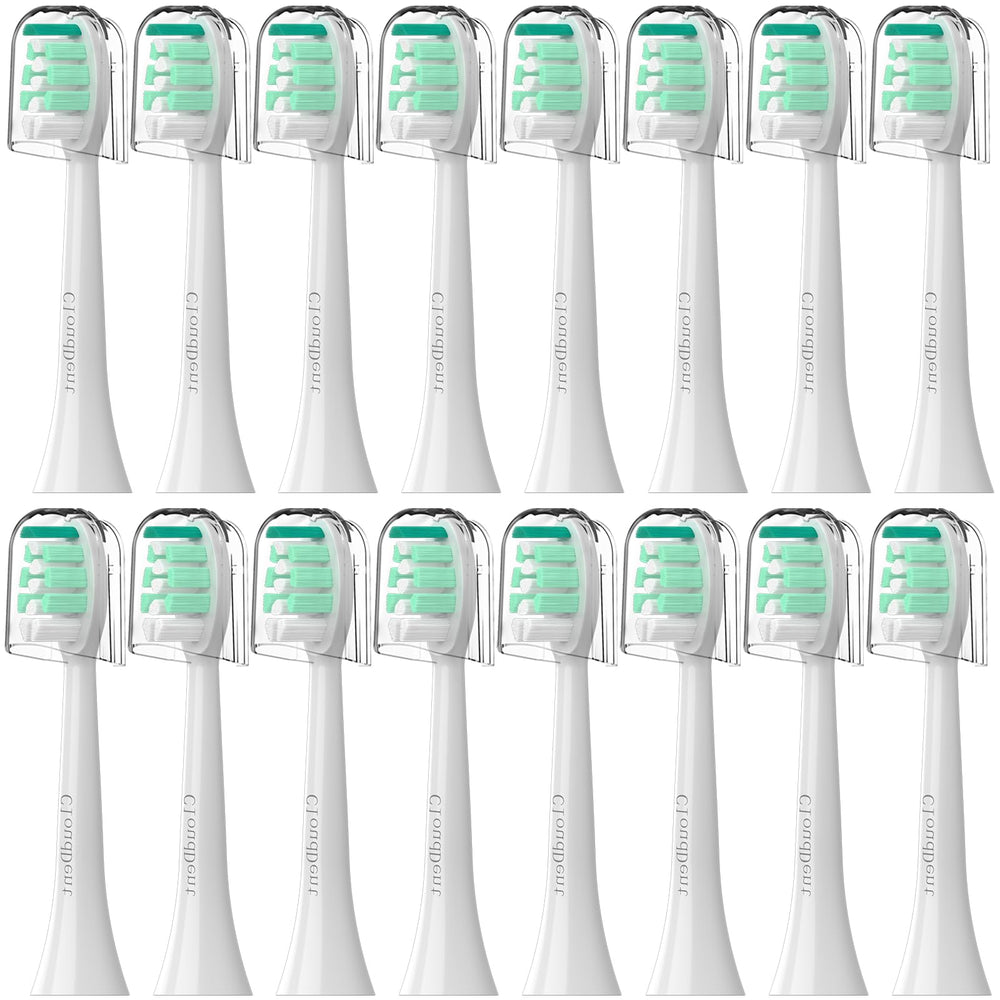 16-pack white Philips Sonicare replacement heads