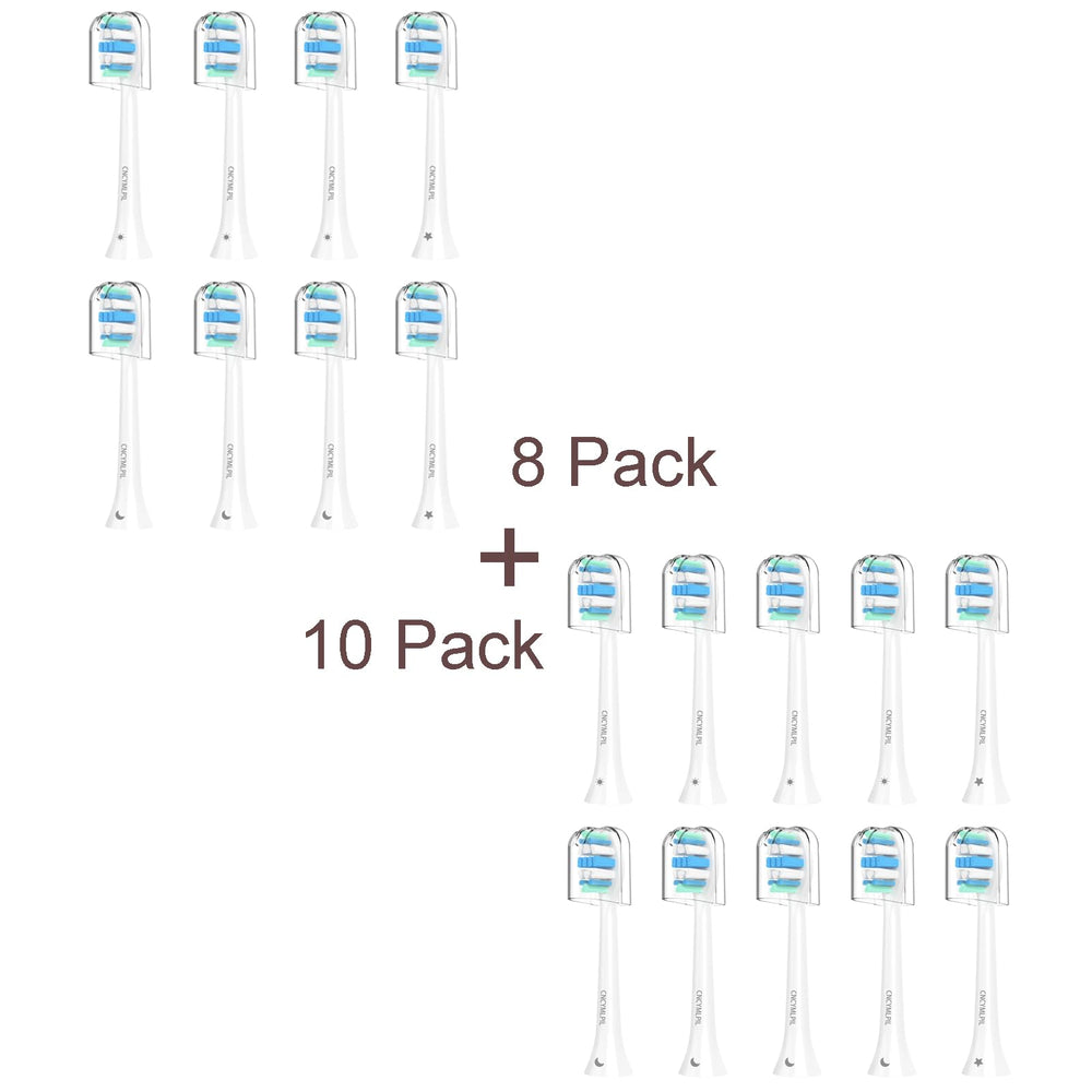 CNCYMLPIL replacement toothbrush heads for Philips Sonicare - 18 pack, feature overview