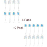 CNCYMLPIL replacement toothbrush heads for Philips Sonicare - 18 pack, feature overview