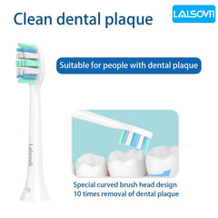 Dense bristles for effective plaque removal