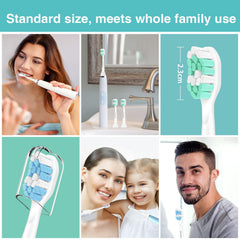 Family-friendly Philips Sonicare replacement heads for adults and kids