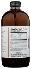 Supplement facts panel for Sonne's Calphonite No. 2 Liquid Calcium Phosphorus