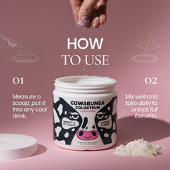 3-gram scoop with SonoHealth Cowabunga Colostrum powder