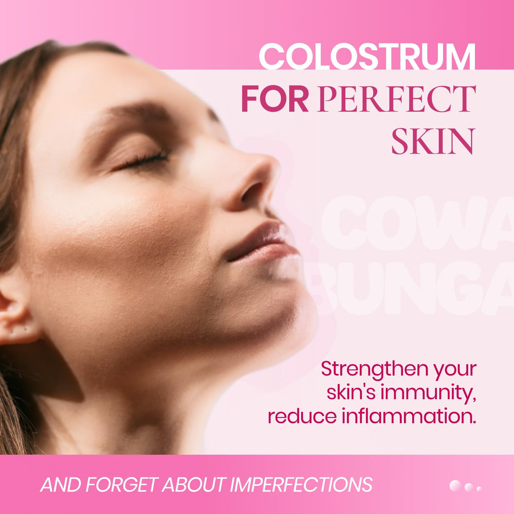 Smoothie prepared with SonoHealth Cowabunga Colostrum powder