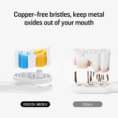 0.6 mm ultra-fine water stream technology on the brush head