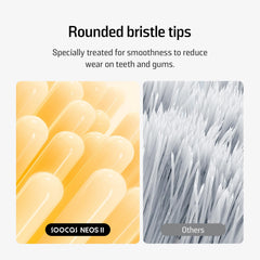 Metal-free bristle technology on Soocas replacement heads