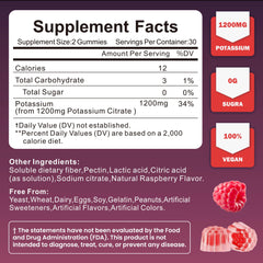 Close-up of raspberry-flavored gummy showing texture