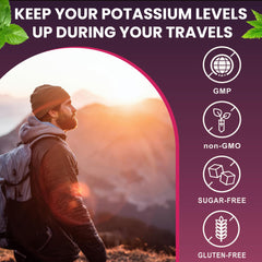 60-count bottle of Soochic potassium citrate gummies