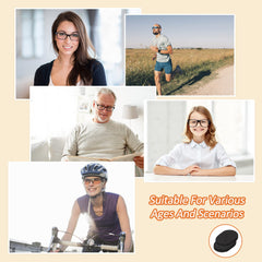 Easy replacement of worn nose pads on eyeglasses