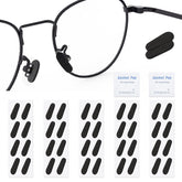 SooGree soft foam nose pads 1.5mm thick – pack shot, black and beige