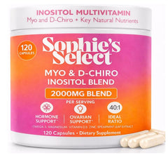 Sophie's Select front packaging showing bottle and supplement name for clear identification and confidence