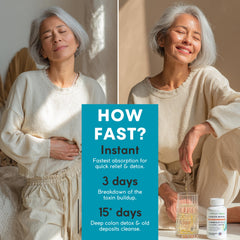 Psyllium husk fiber capsules for gentle cleansing