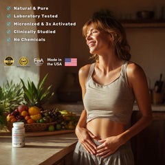 Healthy digestion and colon detox illustration