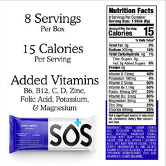 Sos Hydration low-sugar formula keeps calories in check during rehydration
