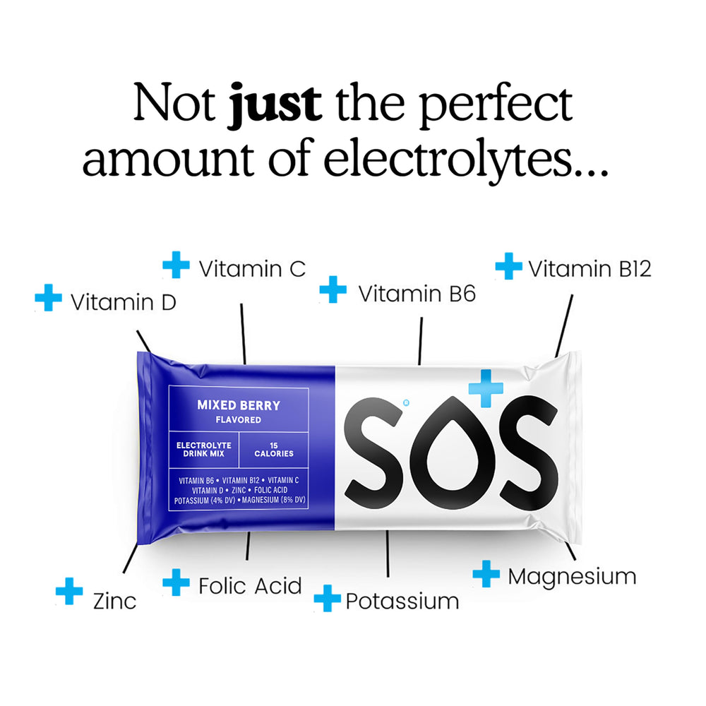 Sos Hydration electrolyte blend highlights ORS-inspired balance