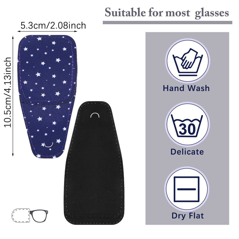 Eye patches designed to fit over glasses frames
