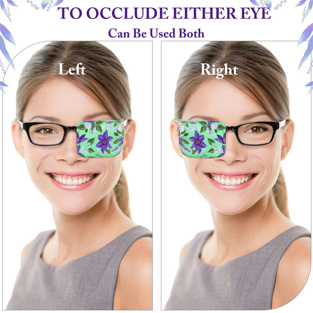 Washable and reusable eye patches for adults