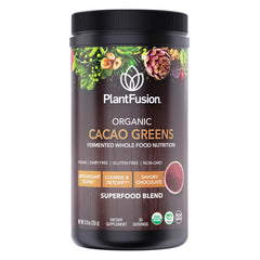 SOTRU Cacao Powder & Super Greens packaging