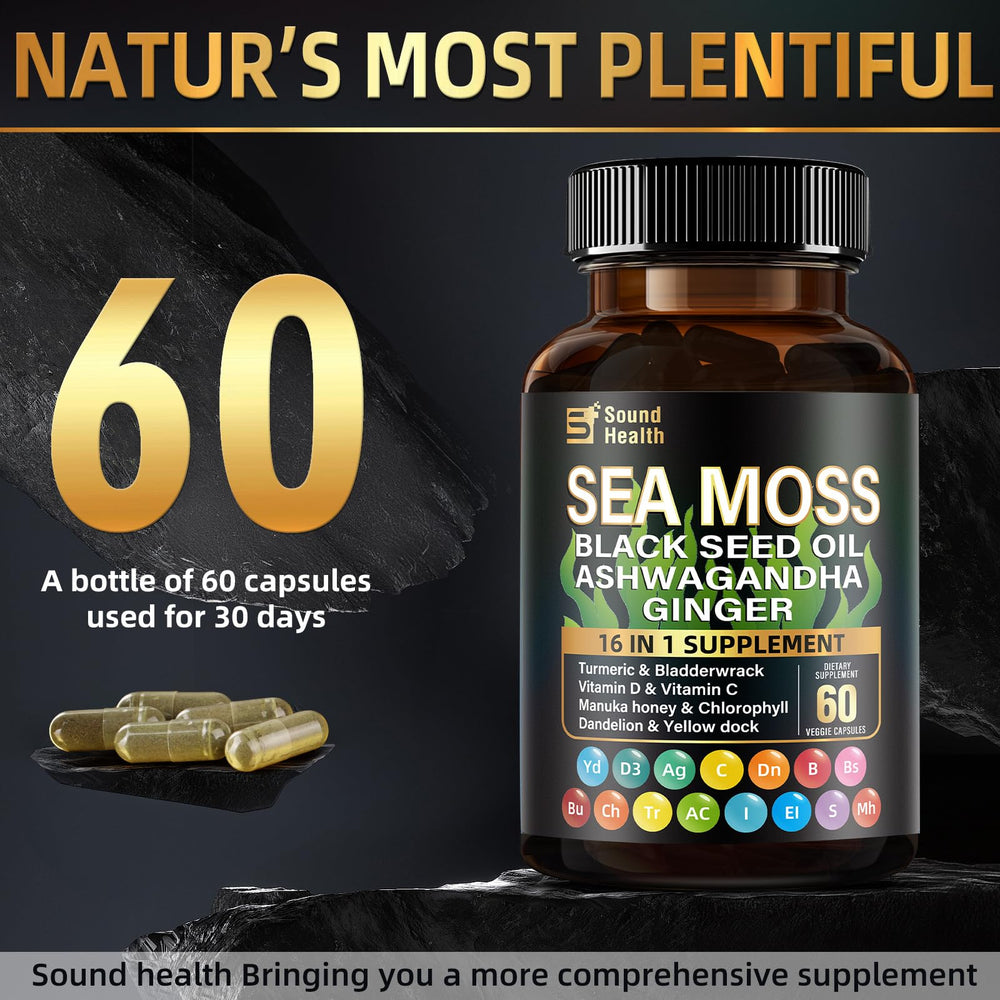 Black seed oil capsules from the SoundHealth formula