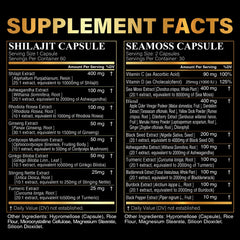 Irish Sea Moss powder and natural sourcing imagery