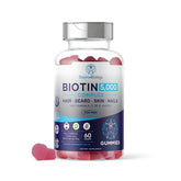 Biotin 5000 mcg complex gummies for hair, beard, skin and nails for men