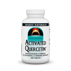 Source Naturals Activated Quercetin 200 Vegetarian-Friendly tablets bottle
