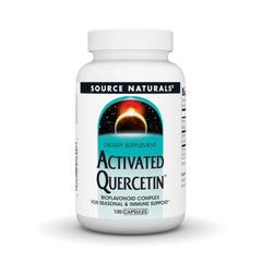 Bottle of Source Naturals Activated Quercetin with Bioflavonoid Complex, 100 capsules