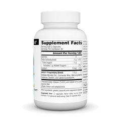 Close-up of AHCC 750 mg capsules