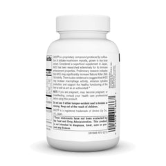 AHCC bottle and packaging for 60 capsules
