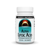 Source Naturals Alpha Lipoic Acid 100 mg bottle with 120 tablets