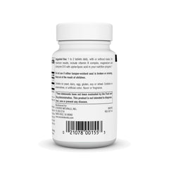 Close-up of Alpha Lipoic Acid label showing product details